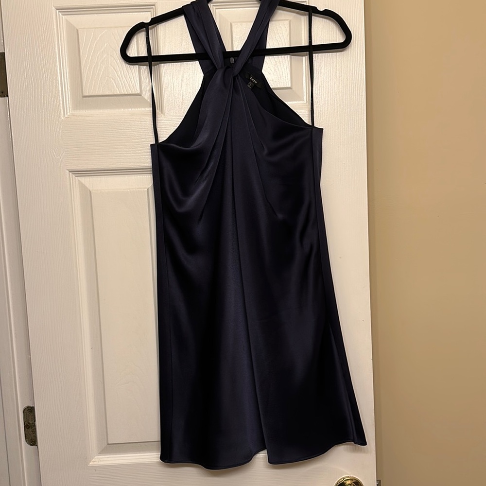 Beautiful blue satin style dress